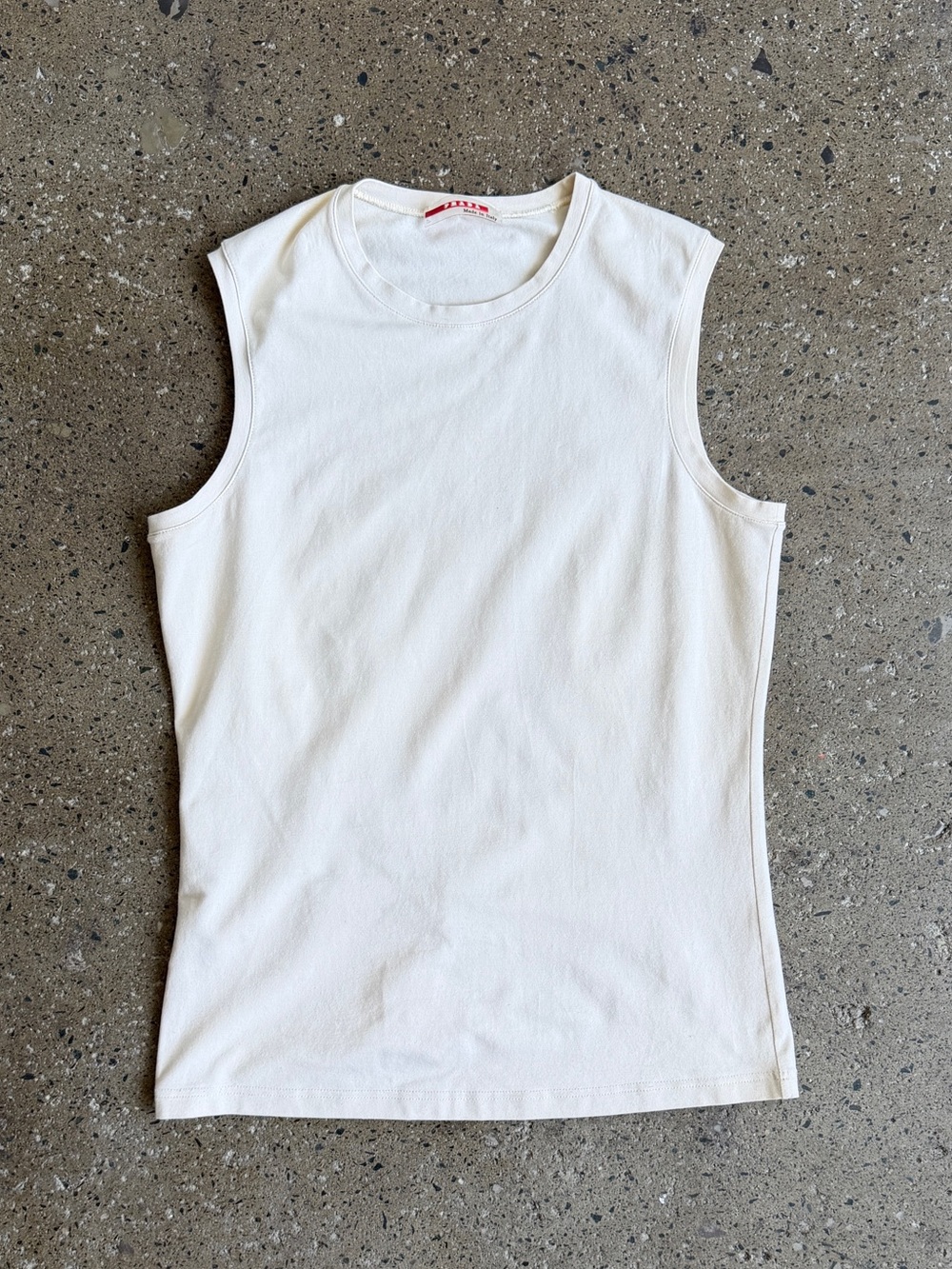 prada sport tank top cream